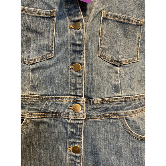 Draper James Blue Denim Dress - Picture 2 of 16